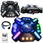 LIGHT4ME MULTIX multiefekt świetlny 3w1 LED sceniczny pilot bezprzewodowy uchwyt montażowy 4x30W RGBW SMD 5060+12x3W RGBWAUV SMD 15090+40x0,2W RGB SMD 3528