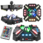 LIGHT4ME MULTIX multiefekt świetlny 3w1 LED sceniczny pilot bezprzewodowy uchwyt montażowy 4x30W RGBW SMD 5060+12x3W RGBWAUV SMD 15090+40x0,2W RGB SMD 3528