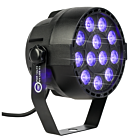 LIGHT4ME PAR 12x1W UV LED V2 reflektor ultrafioletowy oświetlenie na imprezę efekt świetlny