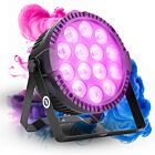 LIGHT4ME PAR RGBA 14x6W IR reflektor sceniczny oświetlenie LED DMX pilot bezprzewodowy uchwyt montażowy