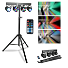 LIGHT4ME PARTY BAR 1 light multieffect par flower disco lighting set