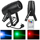 LIGHT4ME PINSPOT 40 reflektor sceniczny 40W RGBW SMD5060 LED pilot bezprzewodowy 2x uchwyt montażowy