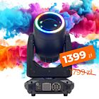 LIGHT4ME PRISM BEAM 250 RING głowica ruchoma LED oświetlenie sceniczne lampa wyładowcza 250W efekt ring 24x0,2W 5050 RGB LED