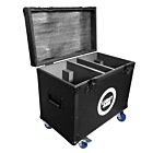 LIGHT4ME SKY WASH 19x15W CASE 2IN1 skrzynia transportowa na 2 głowice ruchome akcesoria 4 kółka mechanizm blokady