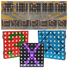 LIGHT4ME STAR PANEL efekt oświetleniowy LED DMX Art-Net 49x3W A+441x0,2W RGB uchwyt montażowy