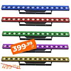 LIGHT4ME VENOM STROBE BAR V2 listwa oświetleniowa LED stroboskop oświetlenie sceniczne DMX uchwyt montażowy 14x3W WW SMD3535+180x0,1W CW SMD5730+168x0,3W RGB SMD5050