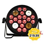 LIGHT4ME MULTIPAR 416 RGB-UV+WW/CW reflektor sceniczny oświetlenie LED na imprezę dekoracja światłem pilot