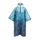 DH Garden Poncho Niebieska Dolina 145x115 cm kurtka płaszcz peleryna z kapturem duża kieszeń na zamek