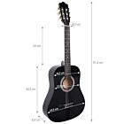 NN BD 36 gitara klasyczna 3/4 BLACK używana