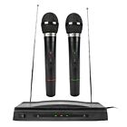 NN WMIC2 wireless microphone 2x handheld transmitter sound system VHF