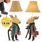 Lampka Stołowa Biurkowa Nocna DZIECIĘCA RENIFER ŚWIĄTECZNA 80 CM + ŻARÓWKA