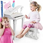 NN PIANINO KASIA WH keyboard klawisze organy fortepian z mikrofonem dla dzieci białe