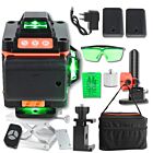 DH Line L4D poziomica laserowa 4D samopoziomująca 16 liniowa laser krzyżowy pilot bezprzewodowy 2x akumulator winda uchwyt montażowy tarcza celownicza okulary pokrowiec zestaw