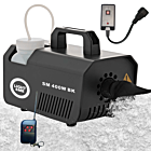 LIGHT4ME SM 400W BK generator wytwornica śniegu czarna pilot bezprzewodowy kontroler przewodowy