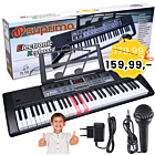 SUPRIMO 6136L KEYBOARD organy z mikrofonem dla dzieci podświetlane klawisze