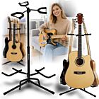 SUPRIMO GS3 stojak statyw gitarowy na 3 gitary czarny składany stalowy wolnostojący do 30 kg