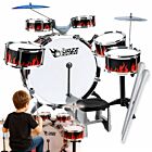 SUPRIMO K-DRUMS 2 duża perkusja dla dzieci z 6 bębnami i 2 talerzami