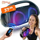 V-TONE BWS205 BL głośnik Bluetooth bezprzewodowy przenośny niebieski akumulatorowy USB microSD AUX MP3 FM 2x5W