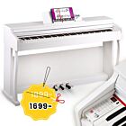 V-TONE BL-8808 WH pianino cyfrowe do nauki USB MIDI białe