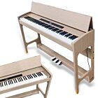 V-TONE BL-8815 pianino cyfrowe stacjonarne beżowe wolnostojące Bluetooth EQ MIDI 88 klawiszy ważona klawiatura młoteczkowa zasilanie sieciowe wbudowane głośniki wyjście słuchawkowe wejście/wyjście audio stereo