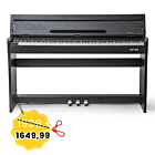 V-TONE DP-88 BK czarne pianino cyfrowe ze statywem drewnianym