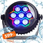 LIGHT4ME FRAME PAR IP65 7x10W LED RGBW reflektor sceniczny efekt świetlny oświetlenie zewnętrzne