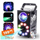 LIGHT4ME PARTY FOG 700W V2 generator wytwornica dymu mgły kula disco efekt świetlny RGB pilot bezprzewodowy uchwyt montażowy
