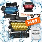 EVOLIGHTS 40X10W RGBW WALL WASHER oświetlacz zewnętrzny IP65 dekoracja światłem skrzydełka kadrujące