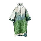 DH Garden Poncho Zielona Dolina 145x115 cm kurtka płaszcz peleryna z kapturem duża kieszeń na zamek