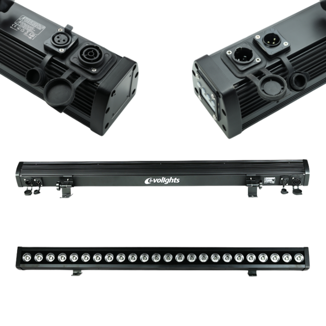 EVOLIGHTS GLAZE BAR 24x4W RGBW IP65 listwa oświetleniowa LED