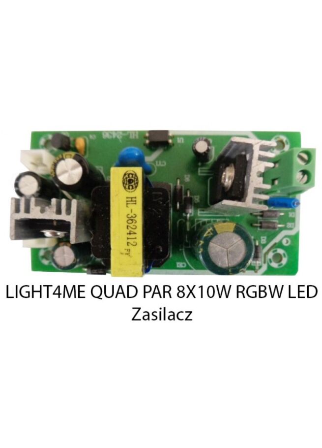Z. LIGHT4ME QUAD PAR 8x10W RGBW LED ZASILACZ