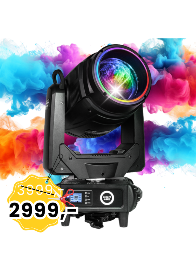 LIGHT4ME VENOM BEAM 450 PRISM głowica ruchoma LED oświetlenie sceniczne