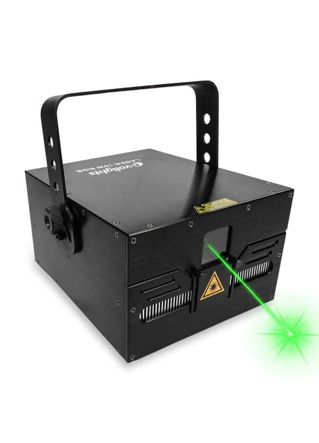 EVOLIGHTS LASER 10W RGB profesjonalne sceniczne oświetlenie laserowe 