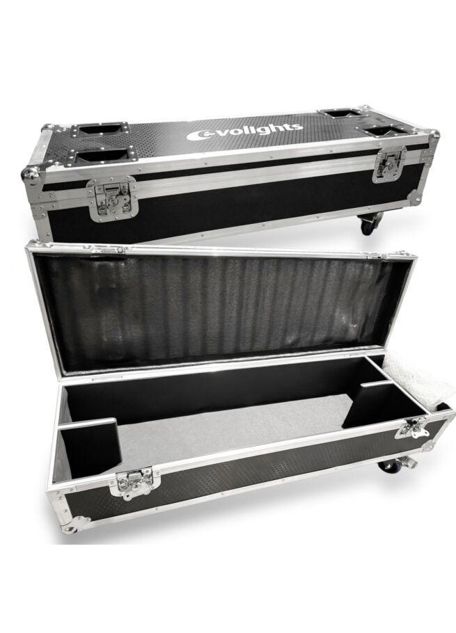 EVOLIGHTS LUMEN ROTO 0 CASE 2IN1 skrzynia transportowa na 2 efekty oświetleniowe przegroda na akcesoria 4 kółka mechanizm blokady