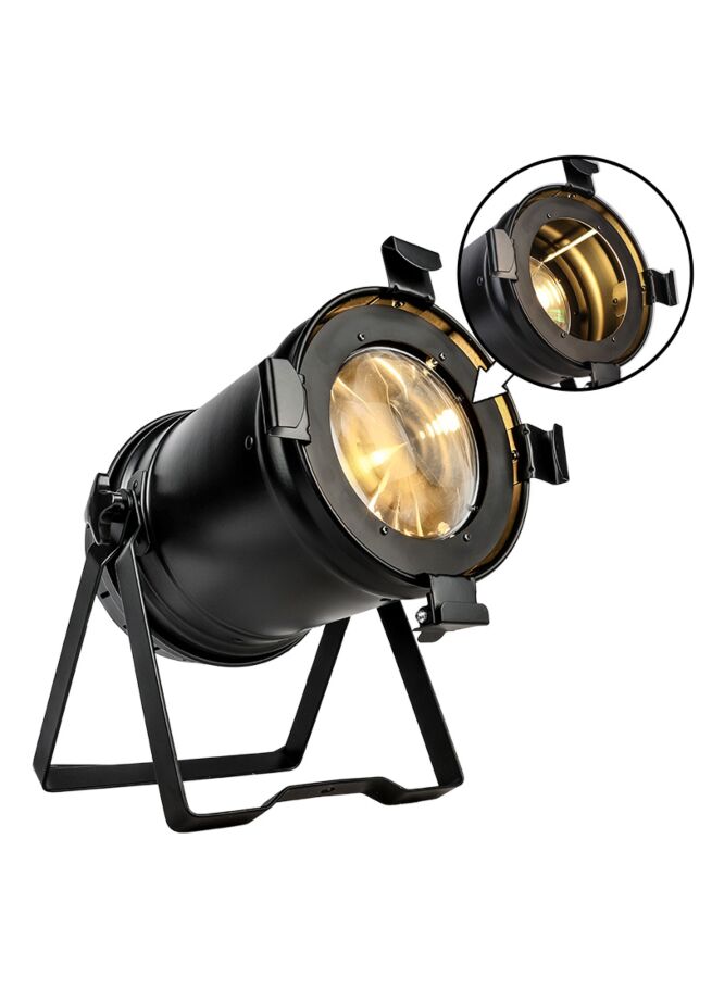 LIGHT4ME PAR 64 200W LED ZOOM AUTO reflektor sceniczny oświetlenie teatralne ciepła biel