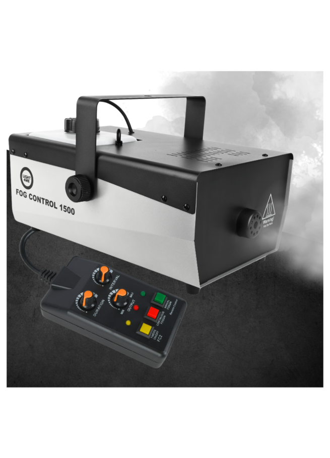 LIGHT4ME FOG CONTROL 1500 TIMER profesjonalna wytwornica dymu mgły pilot bezprzewodowy