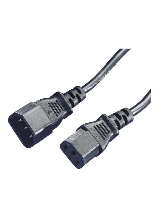 CABLE4ME PC kabel IEC in/out przewód zasilający przedłużacz 1,5 m