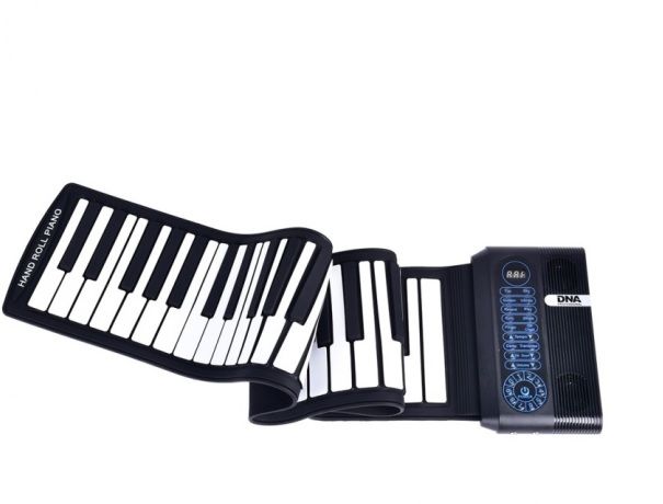 DNA ROLL 61 keyboard zwijany gumowy przenośny klawisze organy POWYSTAWOWY