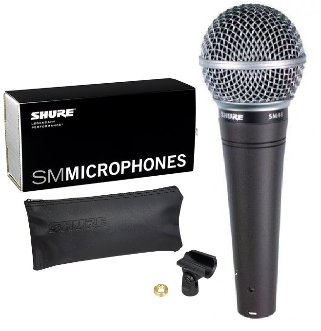 SHURE SM 48 LC mikrofon dynamiczny bez włącznika