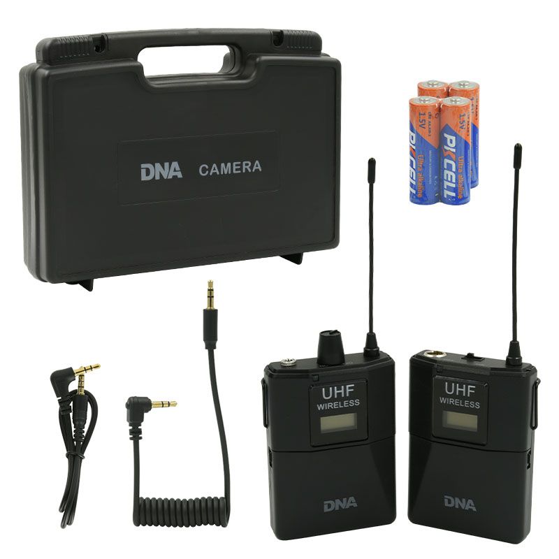 DNA CAMERA MIC system bezprzewodowy nadajnik odbiornik do kamery Powystawowy/uszkodzony case 