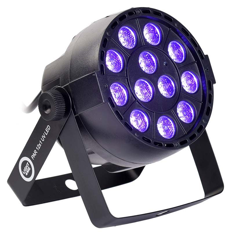 LIGHT4ME PAR 12x1 UV LED reflektor ultrafioletowy mały