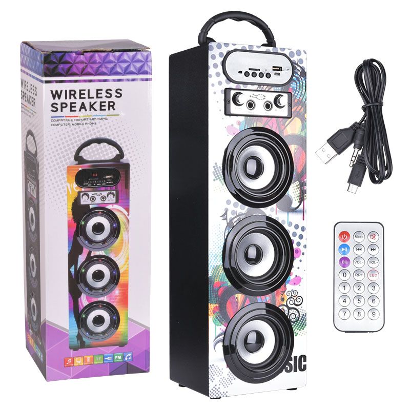 NN KBQ 608 V04 kolumna głośnik Bluetooth USB MP3 TF karaoke