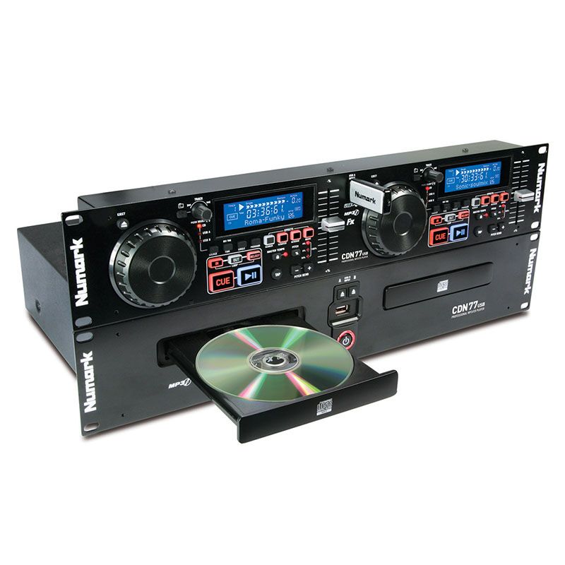 NUMARK CDN 77 USB podwójny odtwarzacz DJ CD USB MP3 player