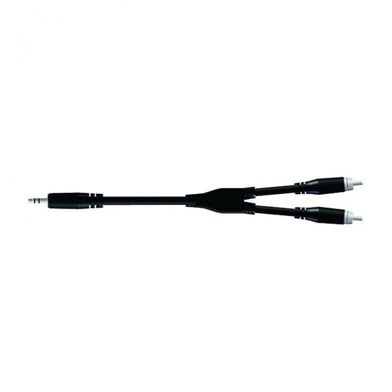 PROEL BULK kabel przewód mini jack 3,5 mm stereo – 2x cinch RCA 1,8 m