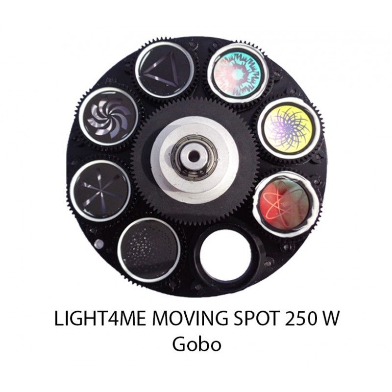 S. LIGHT4ME MOVING SPOT 250 W GOBO