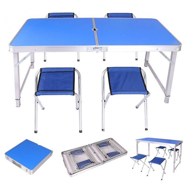 NN PT1 stolik turystyczny campingowy z krzesełkami