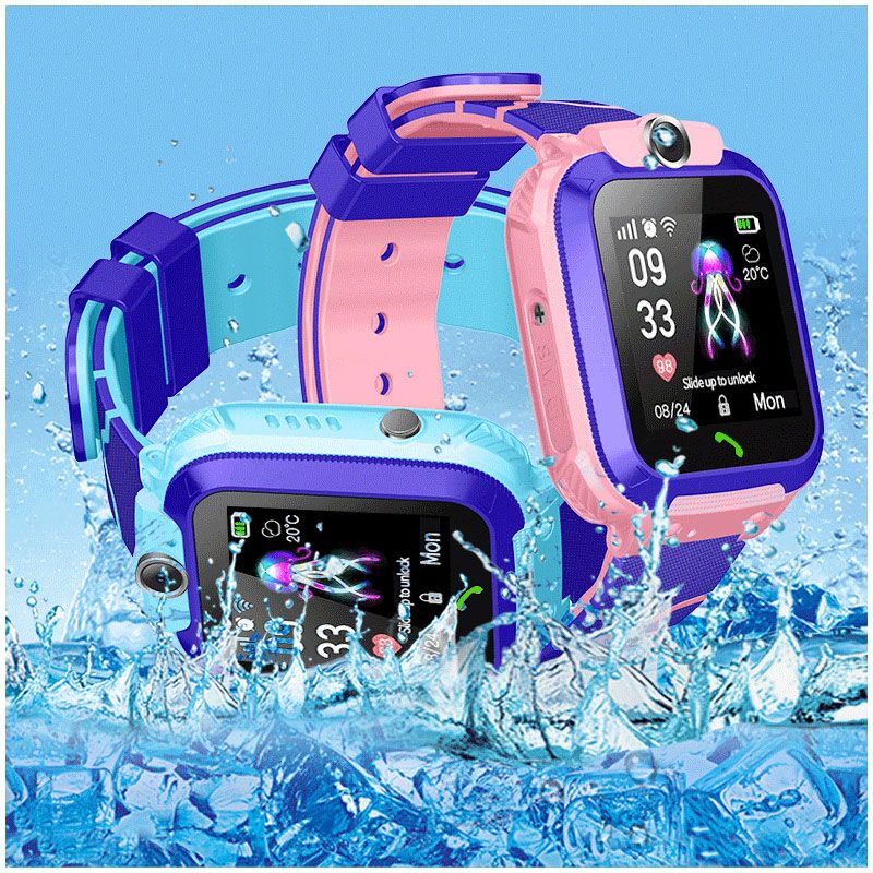 NN Q12 PINK smartwatch zegarek dla dzieci lokalizator LBS/GSM