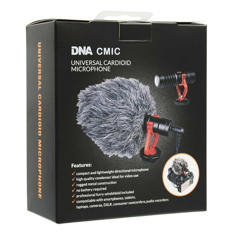 DNA CMIC mikrofon do kamery aparatu DSLR telefonu smartfona