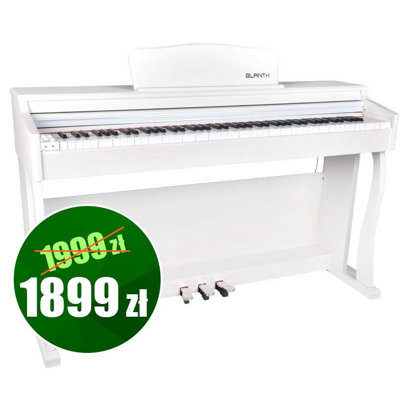 BLANTH BL-8808 WH pianino cyfrowe do nauki USB MIDI białe