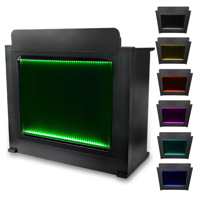 DNA DJ BOOTH BK stół stanowisko DJ podświetlana tablica LED RGB  powystawowy